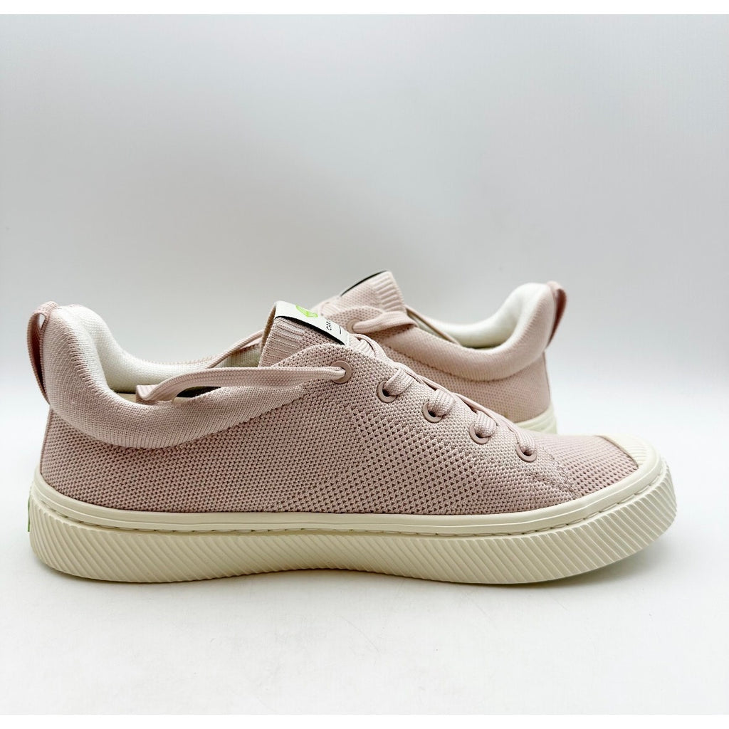 Cariuma Womens IBI Low Sneakers Size 9 Pink Rose Bamboo Knit NIB