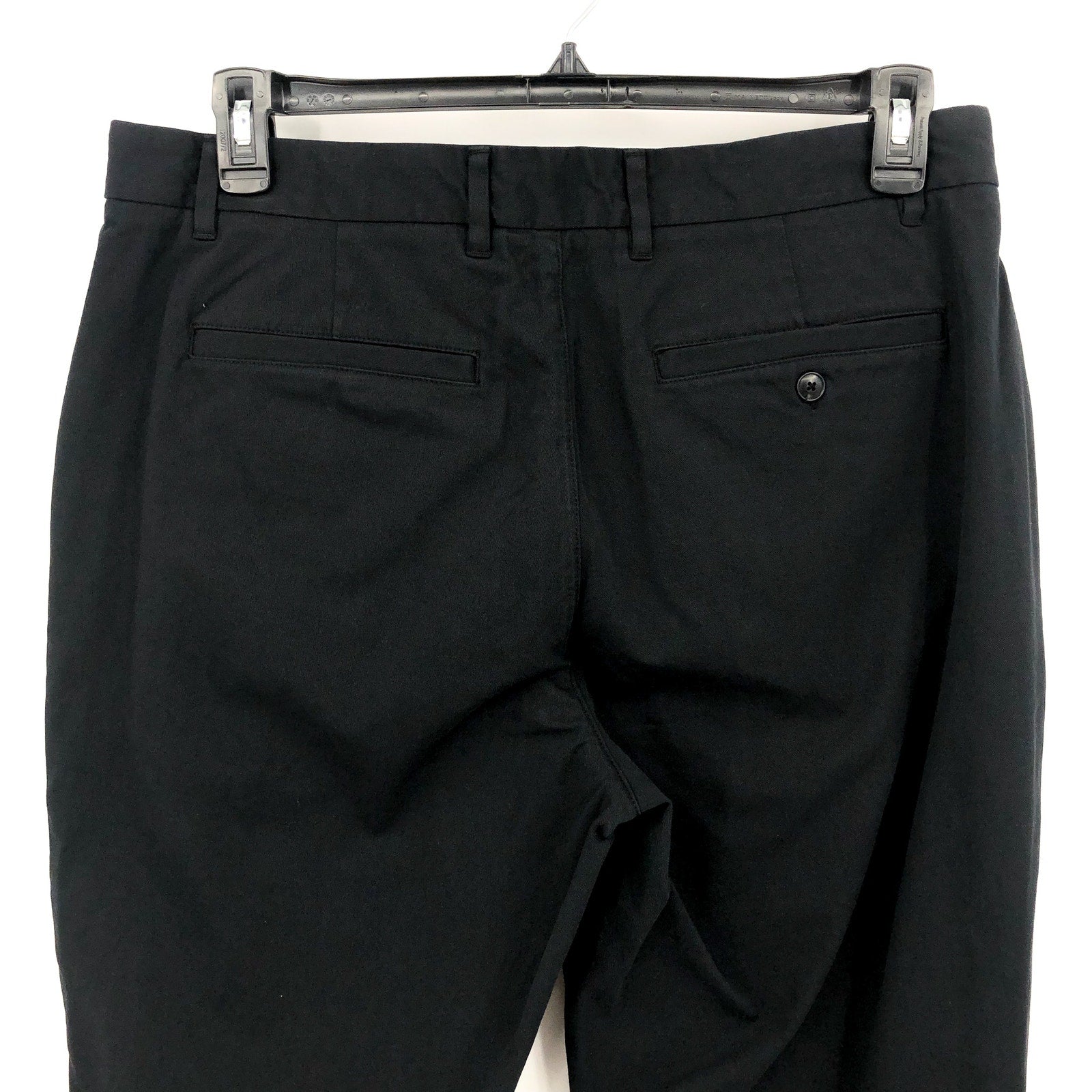 EVERLANE Uniform Mens Performance Chino Pants 35x32 Black Athletic Fit NWT