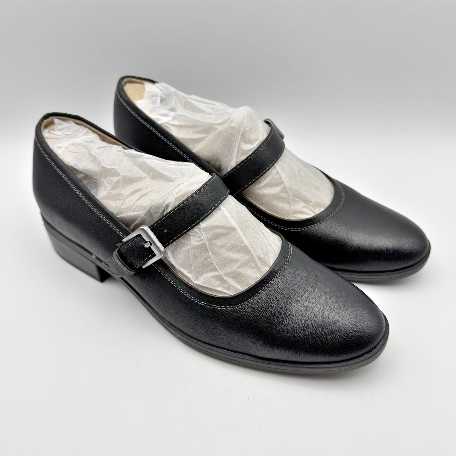 Soul Naturalizer Womens Ramona Mary Jane Flats US 9 Wide EU 40 Black NIB