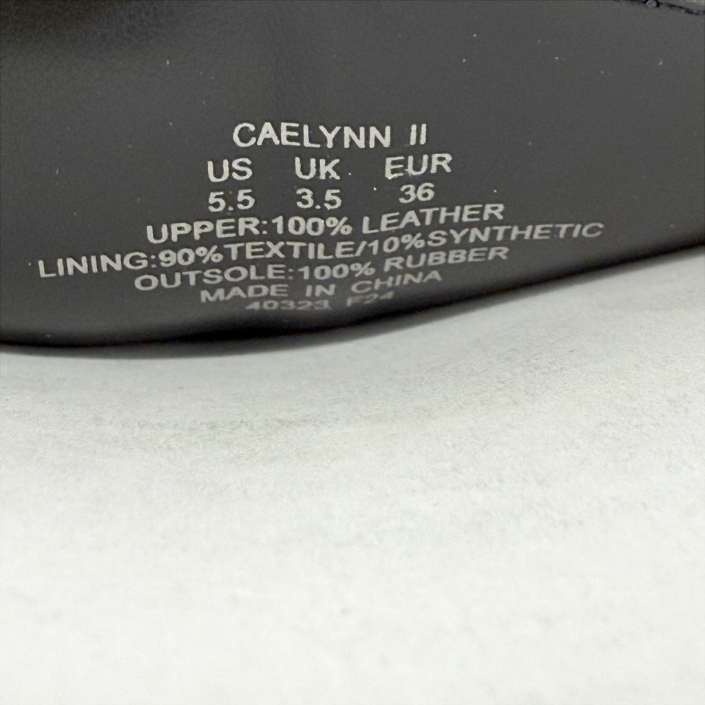 Lauren Ralph Lauren Womens Caelynn II Tall Boots US 5.5 EU 36 Black Leather NIB