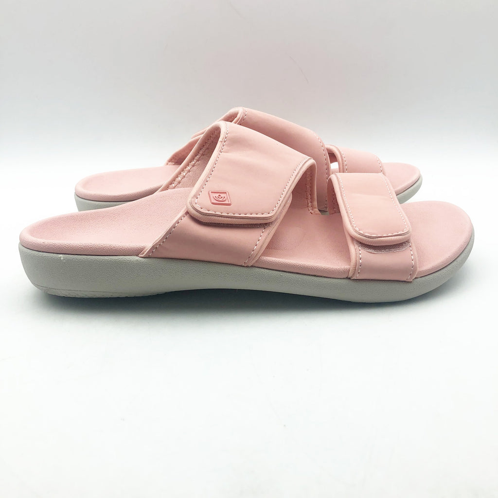 Spenco Womens KHOLO NUEVO Comfort Slide Sandals Size 7.5 B Coral Pink NWT
