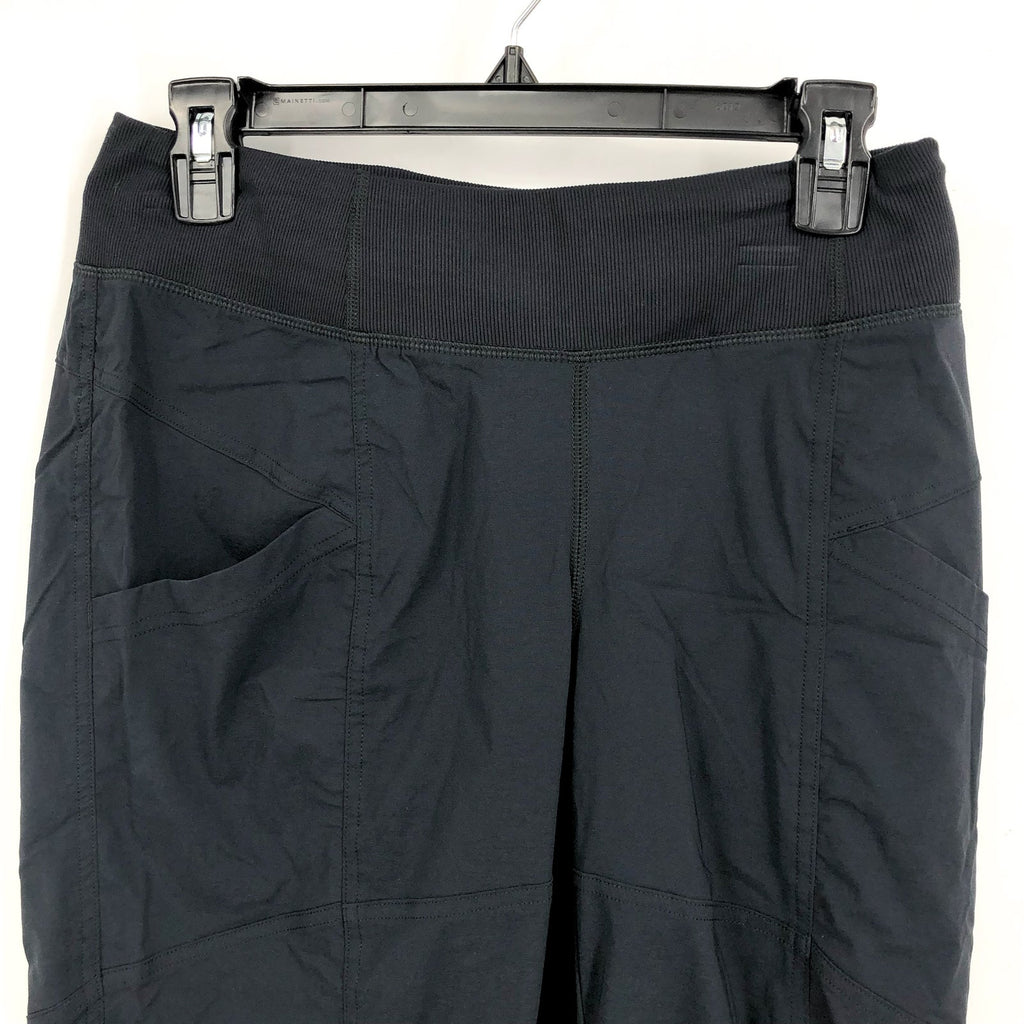PRANA Women's Koen Capri Pants Small Black Pull-On Drawstring NWT