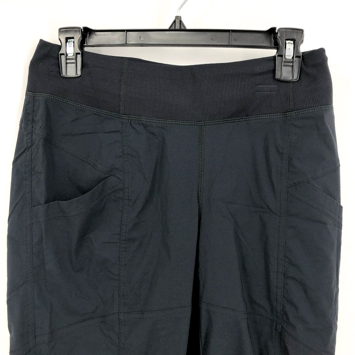 PRANA Women's Koen Capri Pants Small Black Pull-On Drawstring NWT