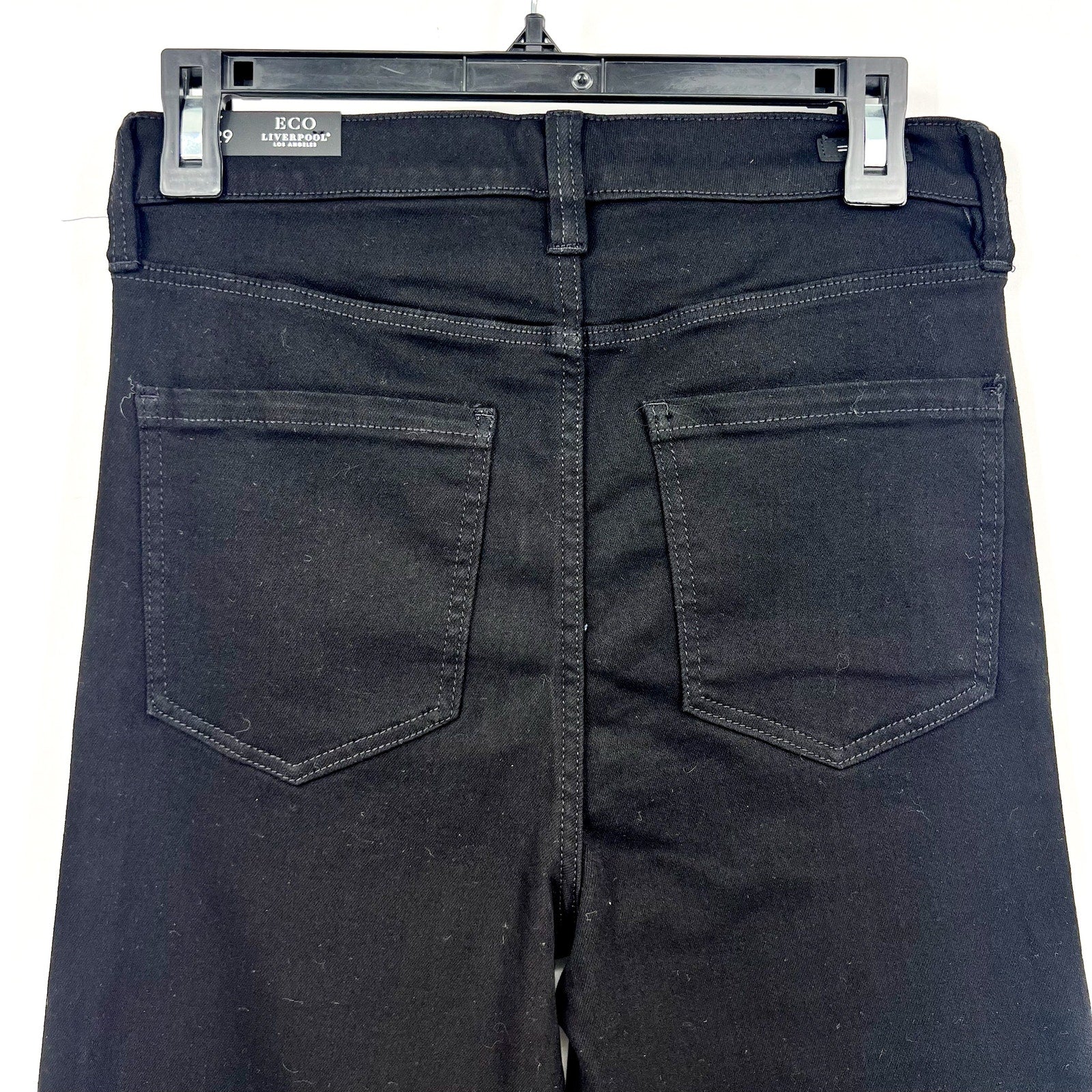 Liverpool Women's Lucy Bootcut Jeans Size 8/29 Black Hi-Rise Stretch Denim NWT