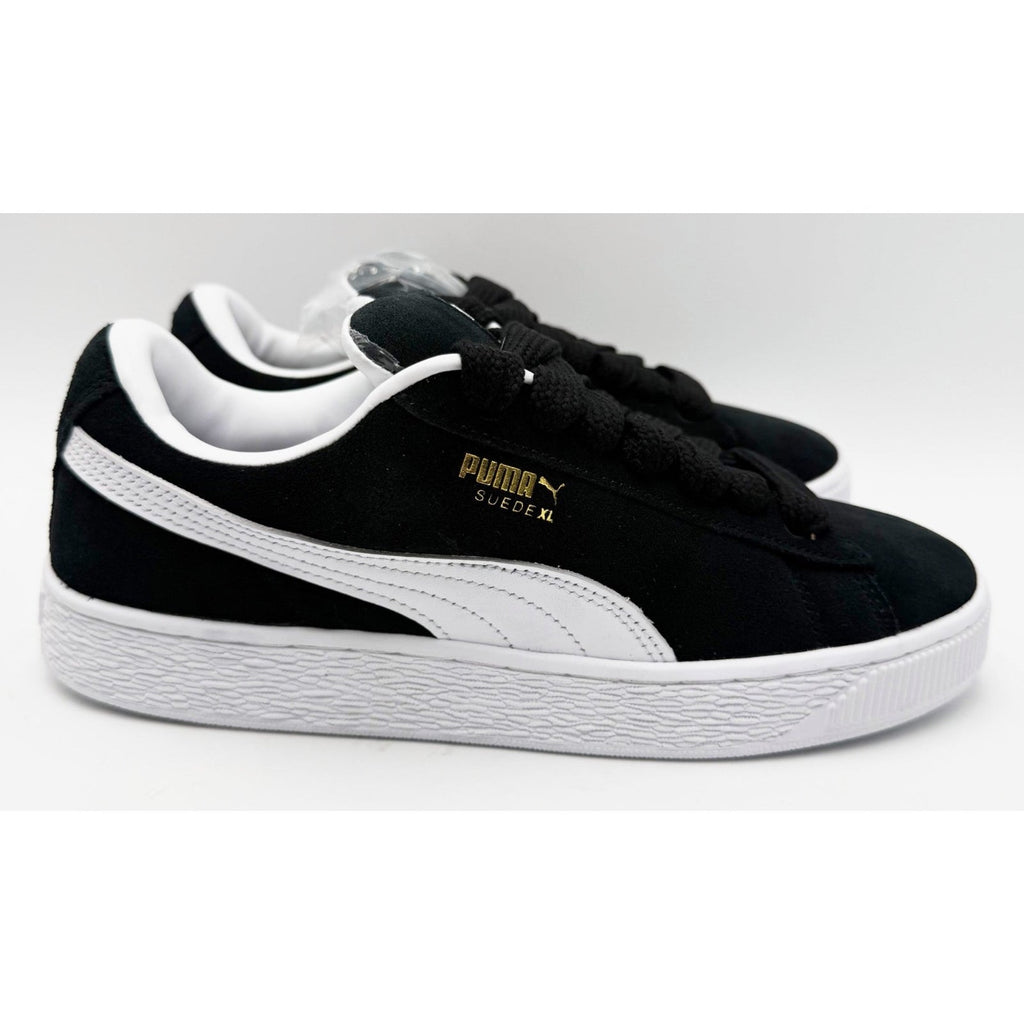Puma Womens Suede XL Lace Up Sneakers Size 9.5 EU 40.5 Black White NWOB