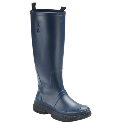 Bass Outdoors Womens Field Tall Rainboots US 8 M Blue Waterproof NWOB