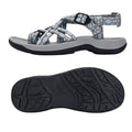 Viakix Womens Siena Hiking Sandals US 6 EU 37 Grey Black Water Resistant NIB