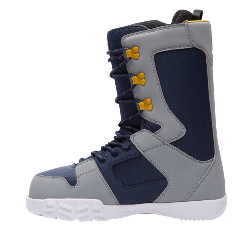 DC Mens Phase Lace Snowboard Boots US 7M EU 39 Navy Grey NIB