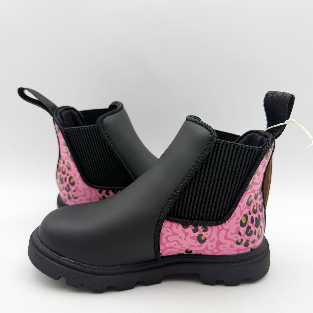 Native Girls Kensington Treklite Print Bootie US 8 EU 24 Black Pink NIB