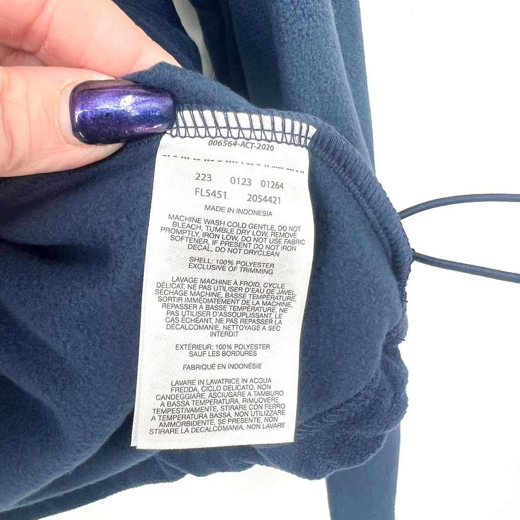 Columbia Womens Tidal Fleece Hoodie XS Blue Pocket Pullover NWT