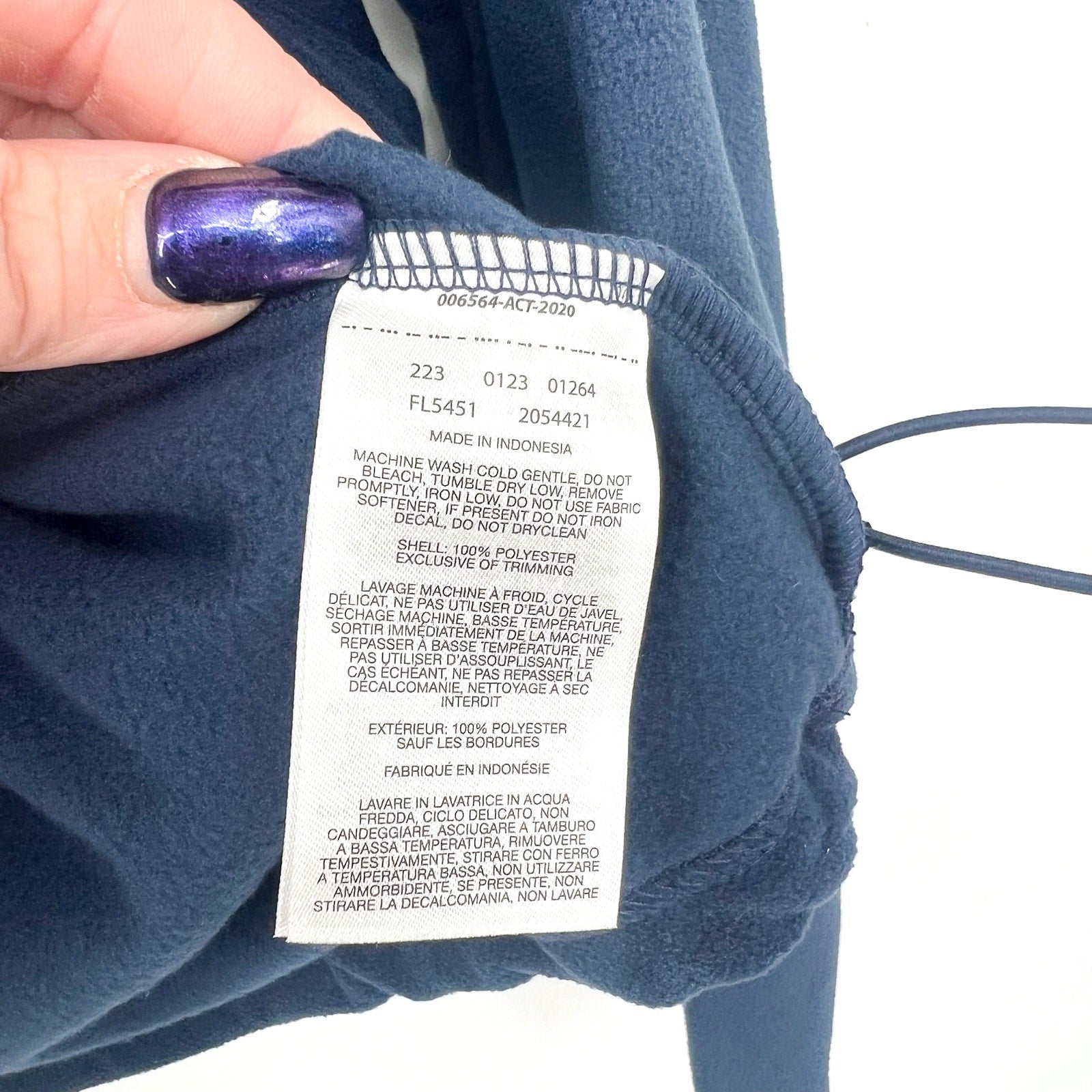Columbia Womens Tidal Fleece Hoodie XS Blue Pocket Pullover NWT