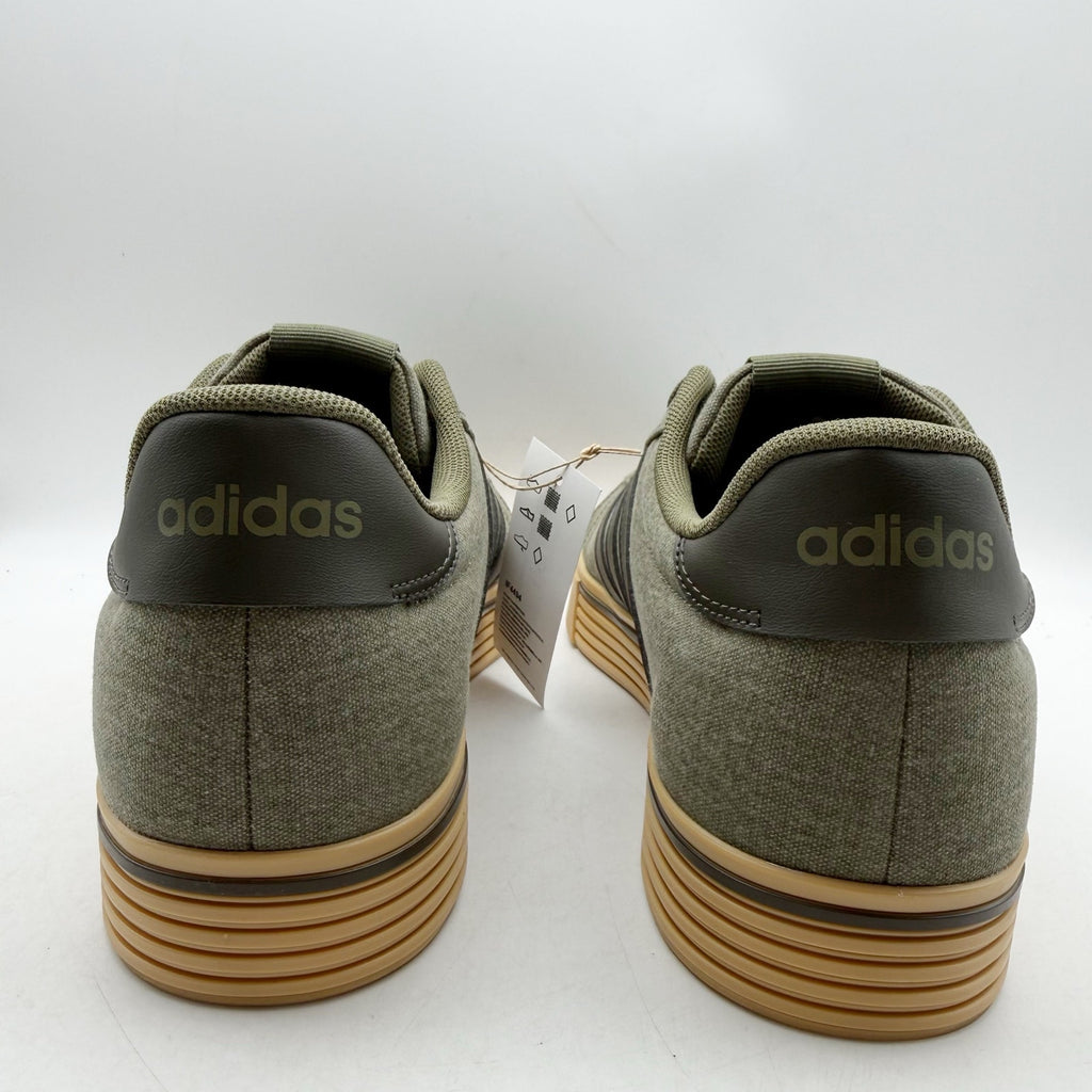 Adidas Mens Daily 4.0 Casual Sneakers US 13 Olive Green Gum NIB