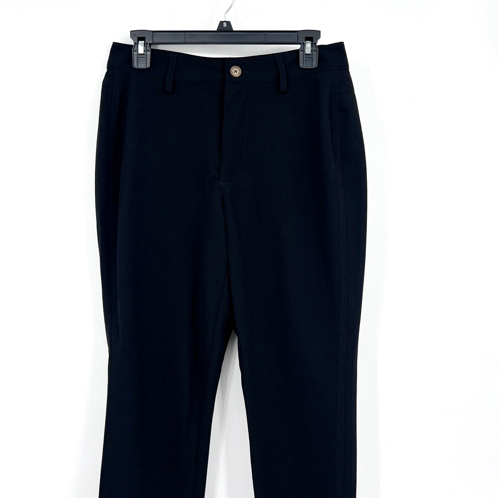 BCBGENERAION Women's Knit Ankle Pants Small Black Stretch Tapered Leg NWOT
