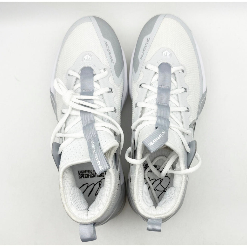 Nike Mens Force Zoom Trout 9 Elite Metal Baseball Cleat Size 7 White FB2906 NWOB