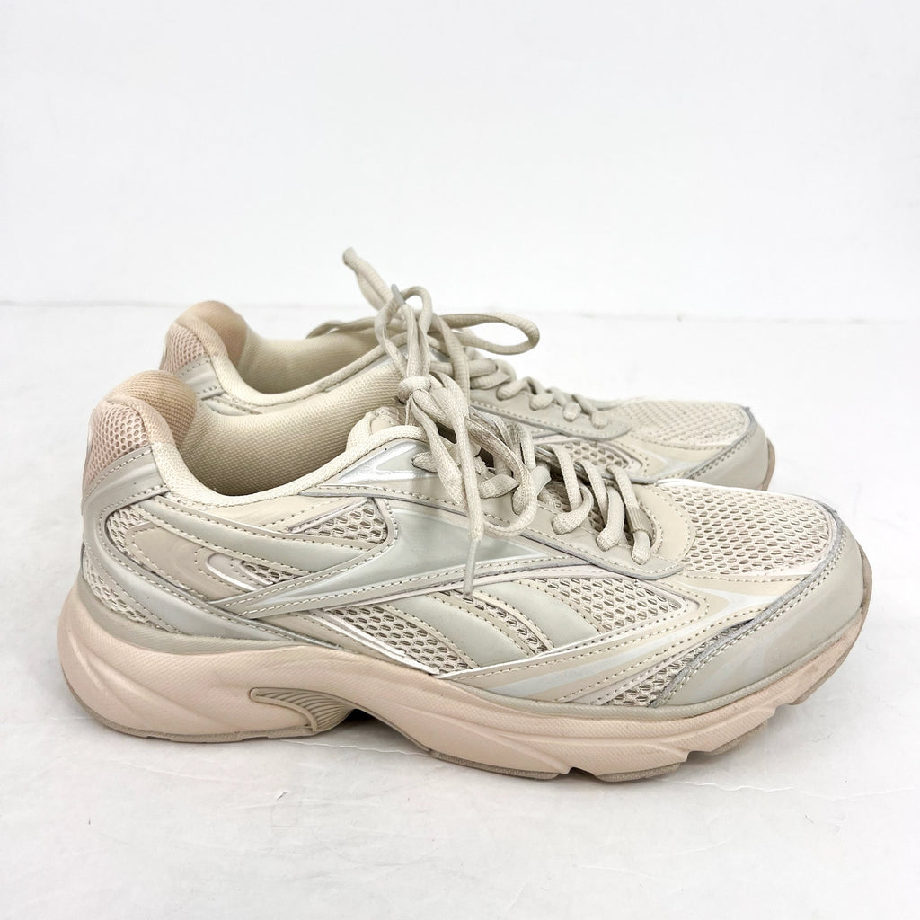 REEBOK Women's Belwave Leather Sneakers Size 9 EU 40 Tan Natural Lace Up NWOB