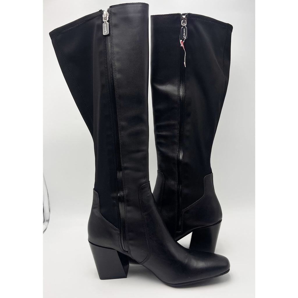 Blondo Womens Silvanna Knee High Boots Size 9 M Black Leather Waterproof NWOB