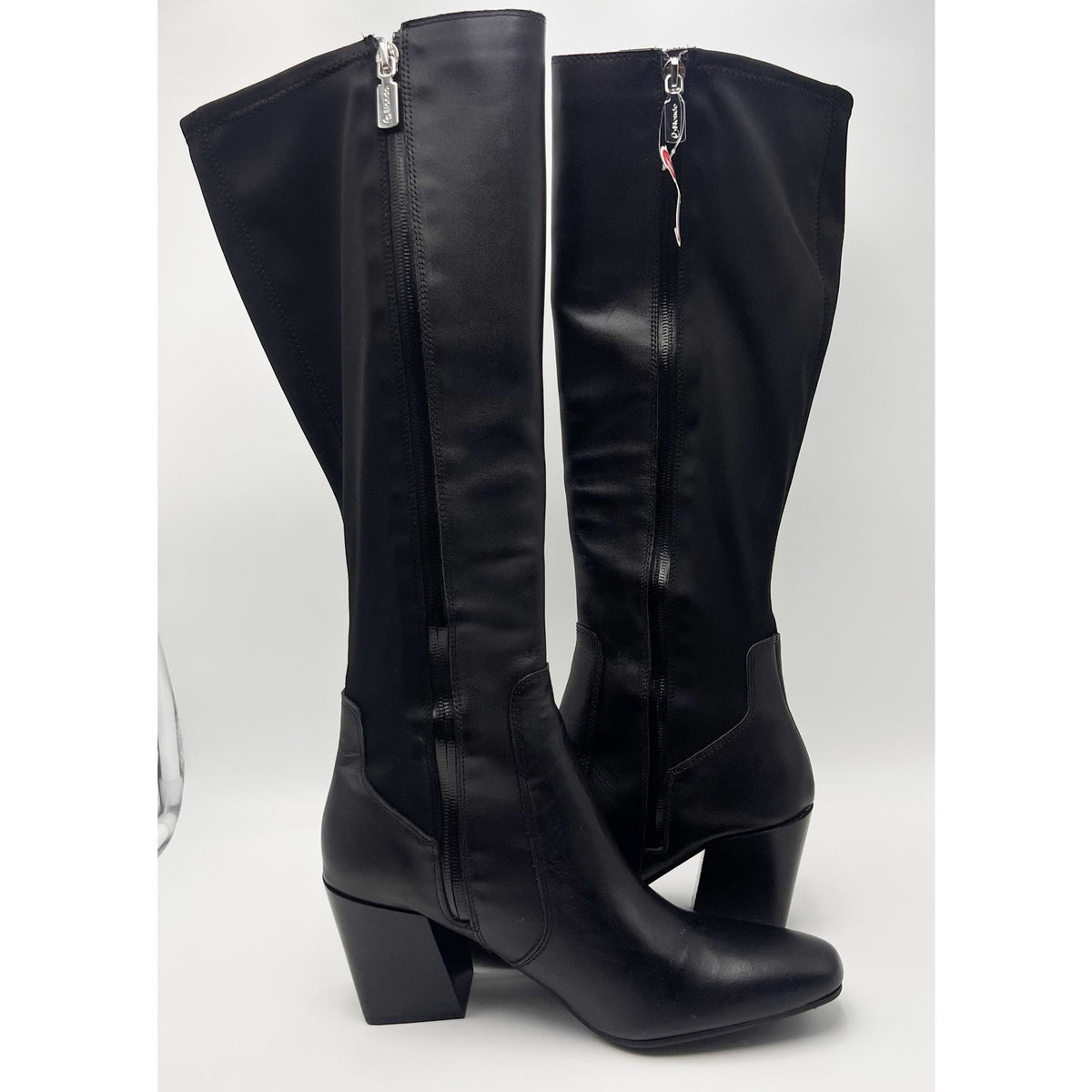 Blondo Womens Silvanna Knee High Boots Size 9 M Black Leather Waterproof NWOB