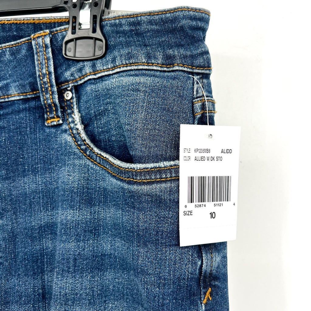 KUT FROM THE KLOTH Womens Natalie High Rise Bootcut Jean Size 10 Blue Allied NWT