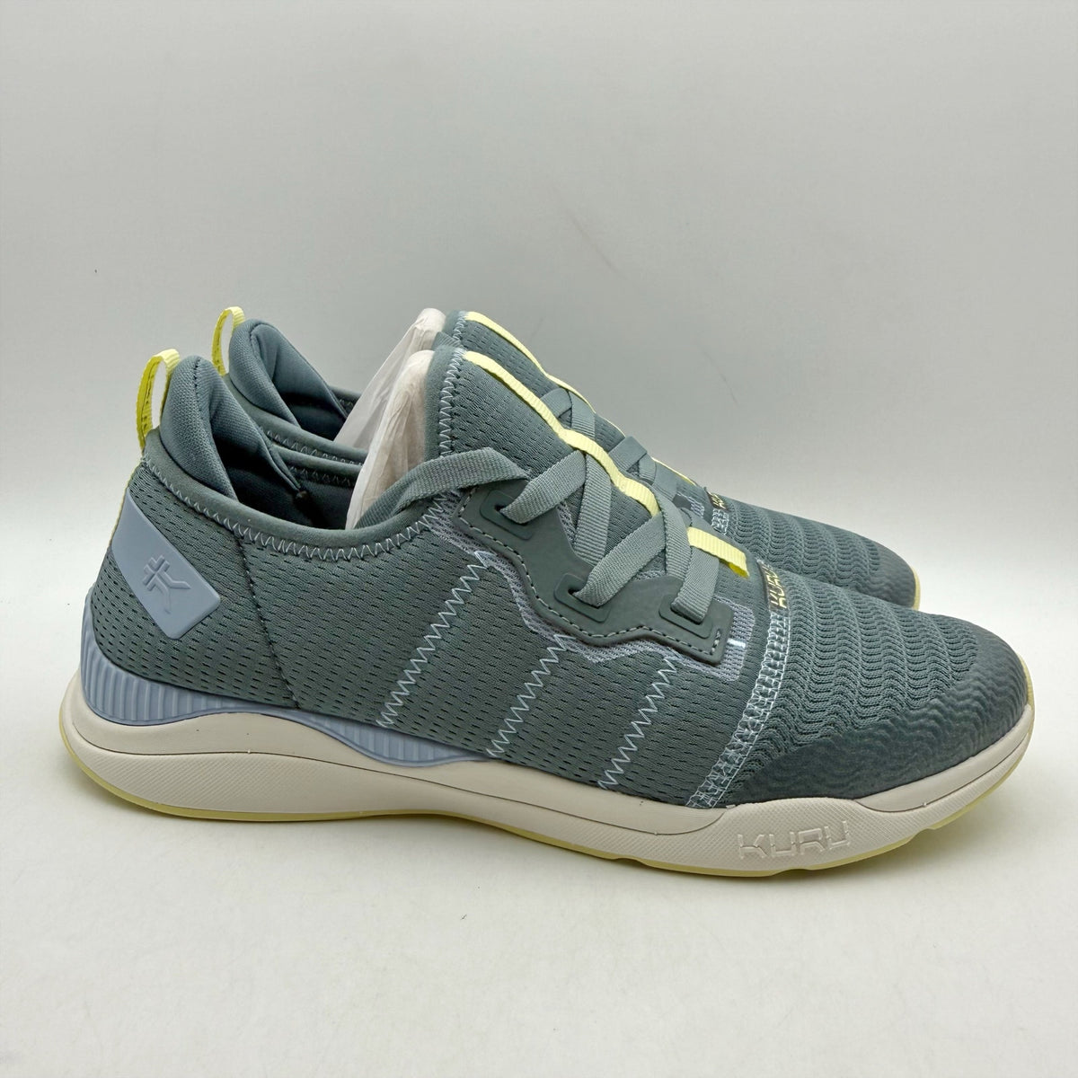 KURU Womens Stride Move Casual Sneakers Size 7.5 M EU 38 Blue Green Slip On NIB