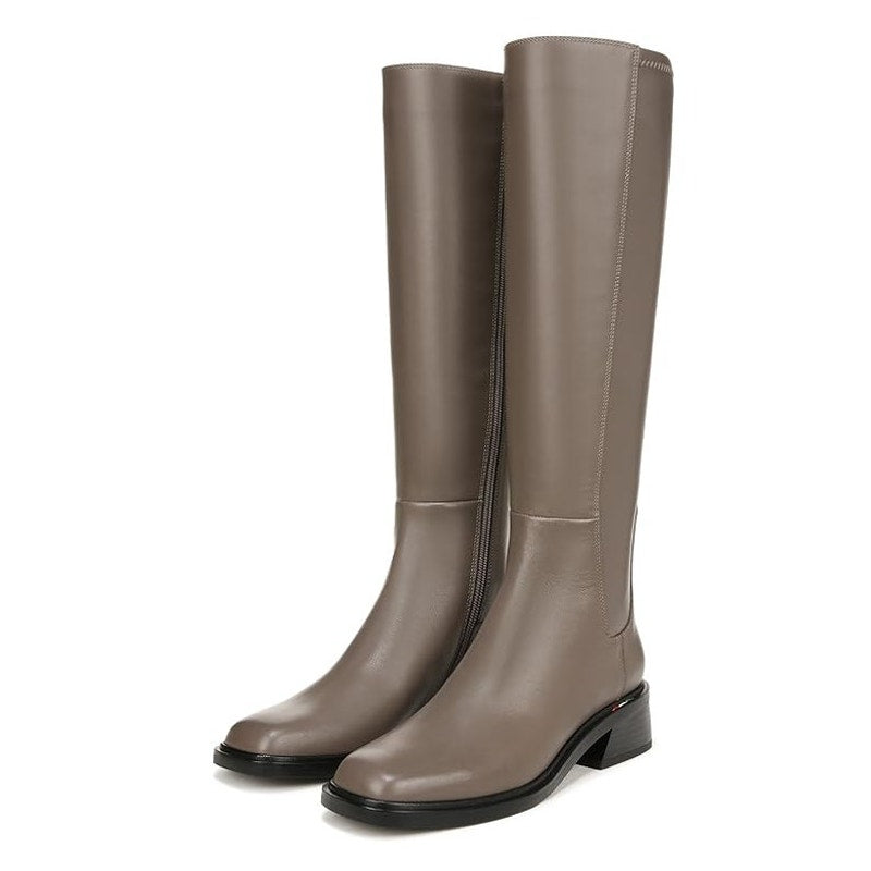 Franco Sarto Womens Giselle Knee High Boots US 7.5 M EU 38 Grey Leather NWOB