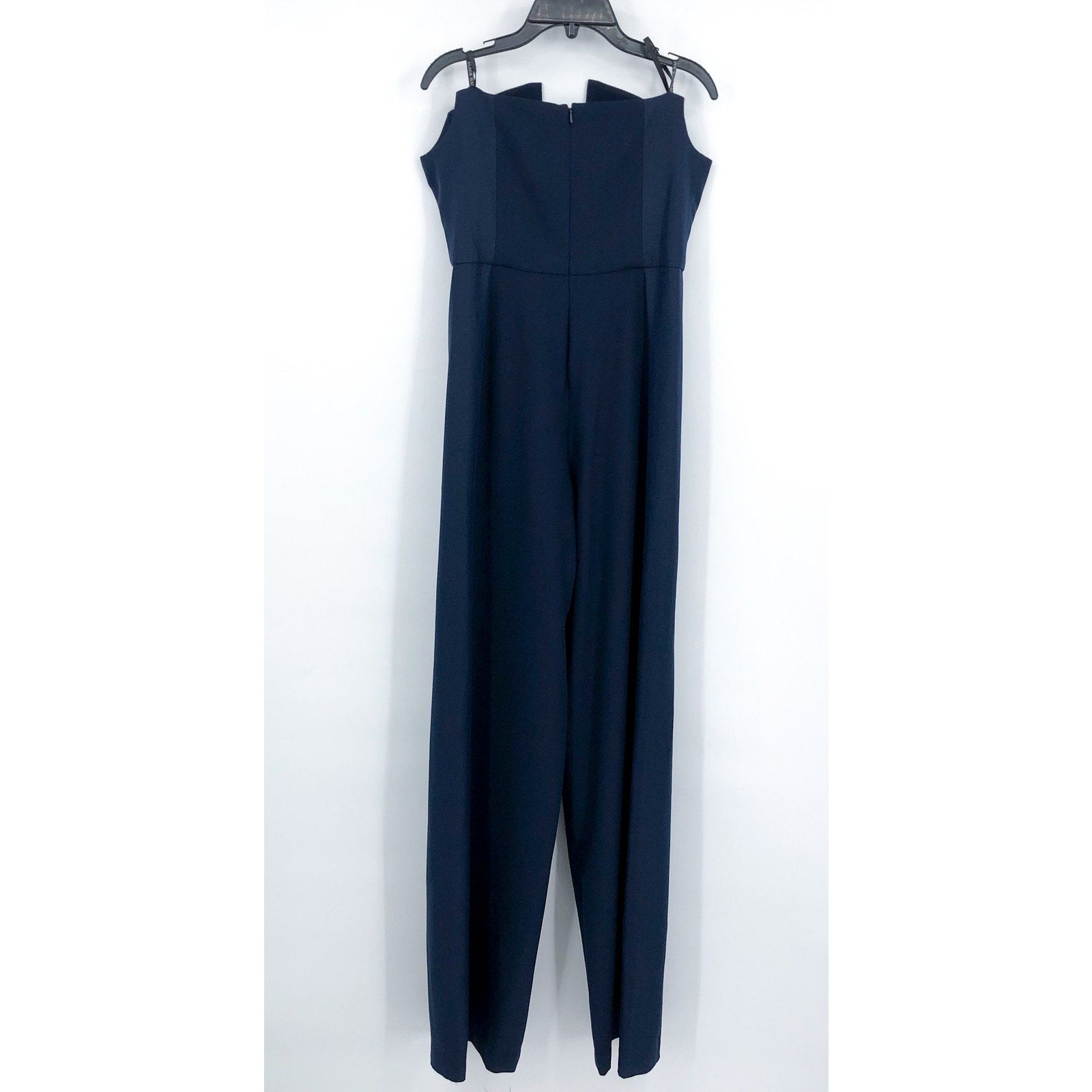 BLACK HALO Women's Lena Jumpsuit Size 2 Navy Blue Strapless NWT