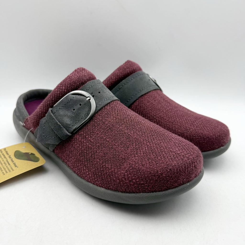 Spenco Womens Aria Slip-On Shoes Size 6.5 B EU 37 Mulberry Purple NIB