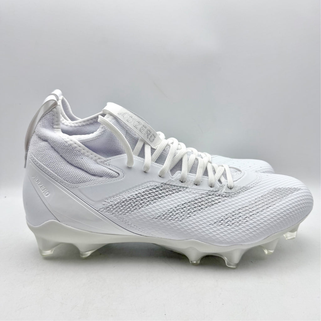 Adidas Mens Adizero Impact Football Cleats Size 8 White Athletic IF2475 NWOB