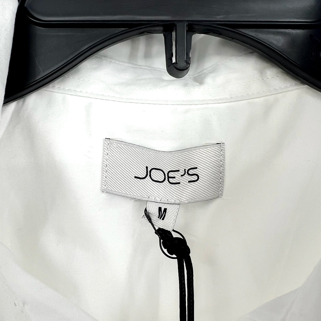 JOE'S JEANS Women's Boyfriend Button Down Shirt Medium Optic White NWT