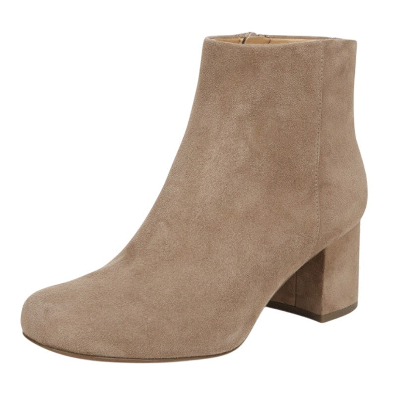 Vionic Womens Sibley Ankle Booties Size 9 M EU 40 Beige Suede Boots NIB