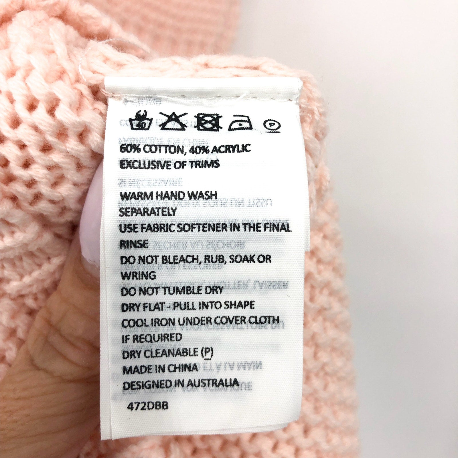 BARDOT Baby Girl Andi Knit Dress 12-18 Months Peach Pink Halter Neck NWT