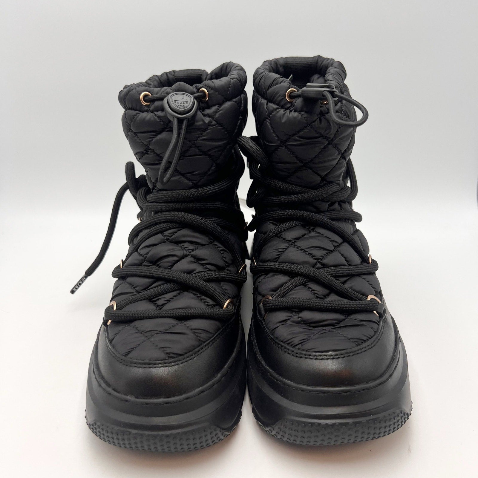 Pajar Canada Womens Gravita Ankle Snow Boots Size 8.5 Black Waterproof NWOB