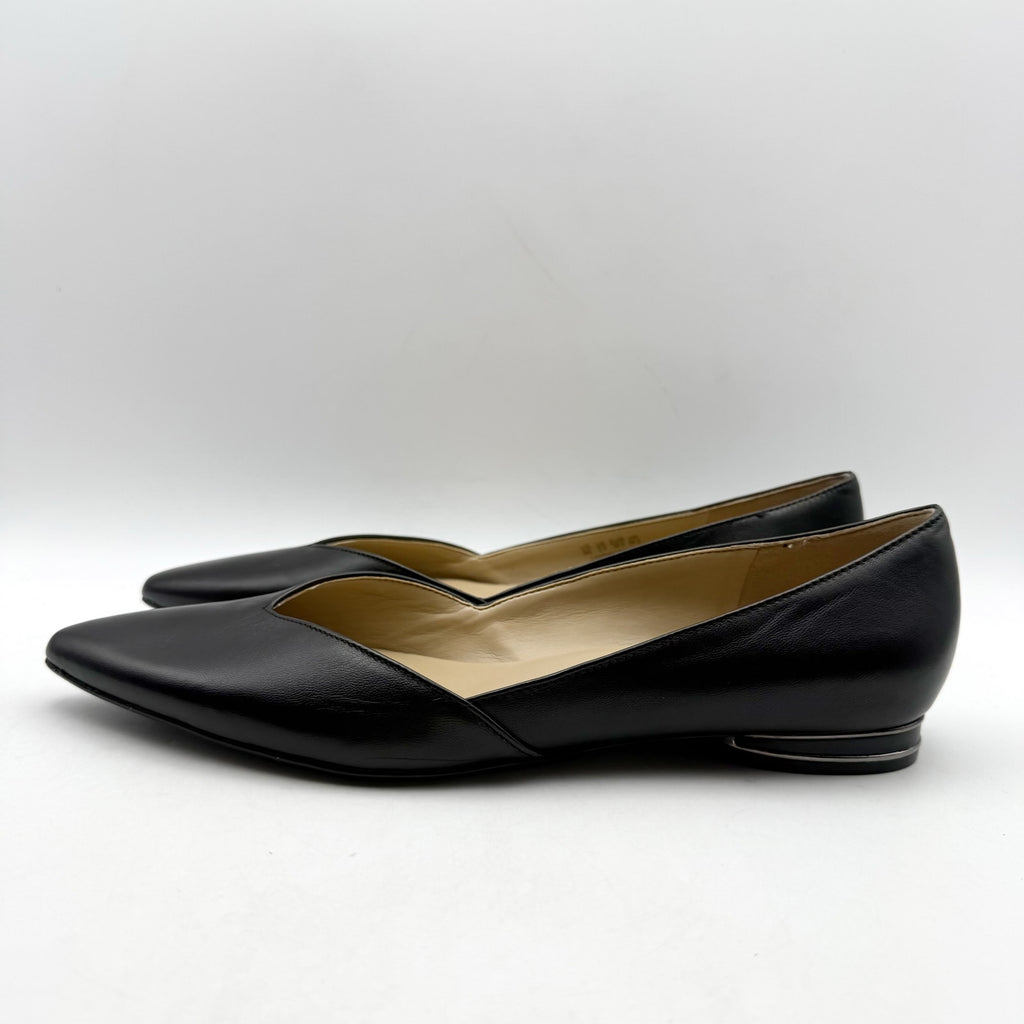 Naturalizer Womens Havana Flats Size 6 M EU 36 Black Leather NIB