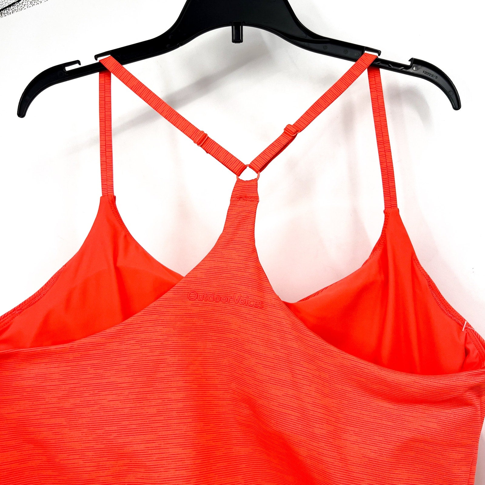 OUTDOOR VOICES women's TechSweat Move Free Tank Top XXL Orange Hot Coral NWT
