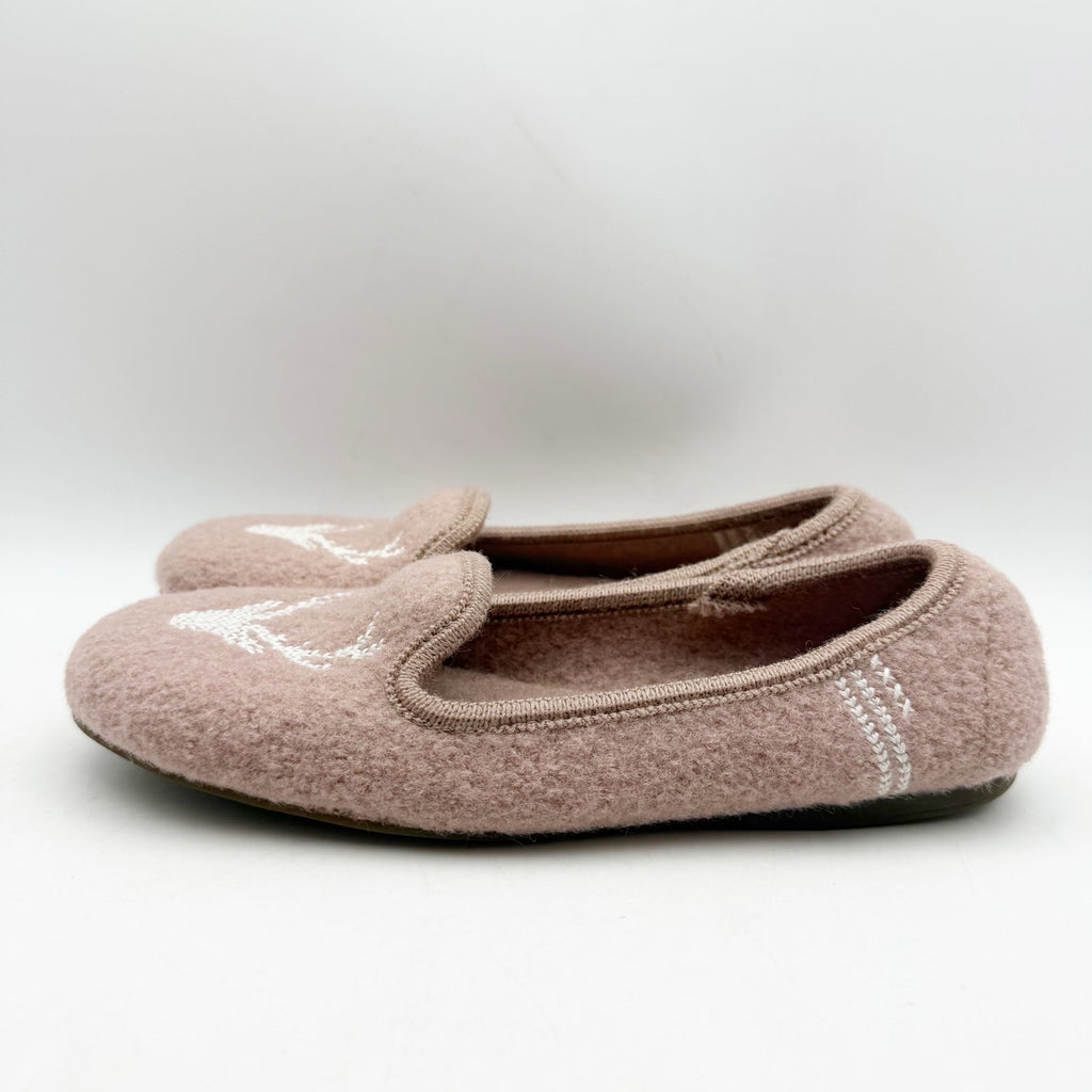 Living Kitzbuhel Womens Buck Slippers EU 36 US 5.5 Pink Wool NWOB