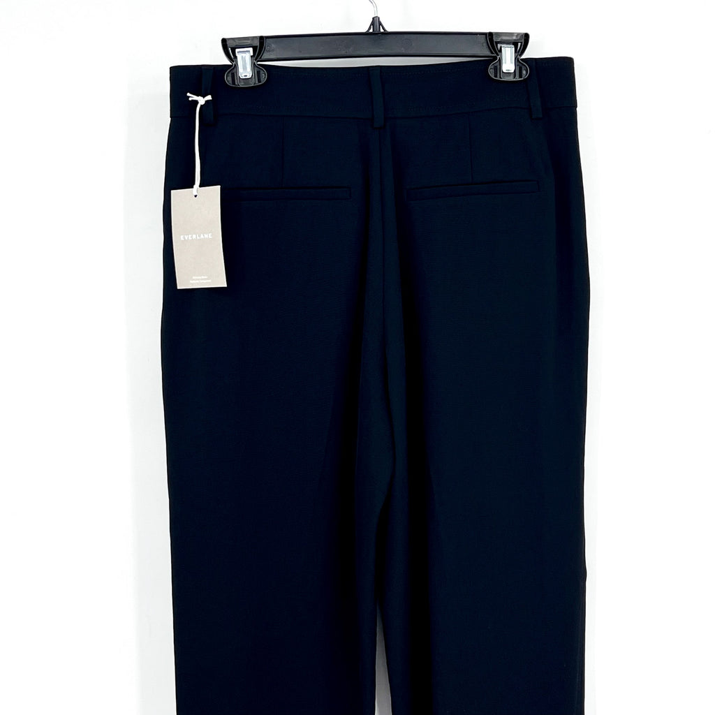 EVERLANE Women's The Japanese GoWeave Way-High Tapered Pants Size 6 Black NWT