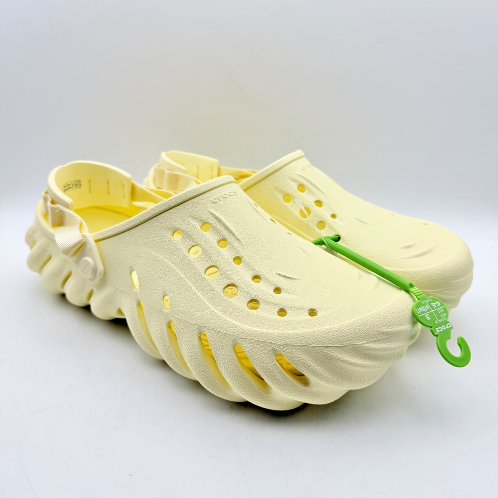 Crocs Mens Echo Clogs US 11 EU 45-46 Cream NWOB