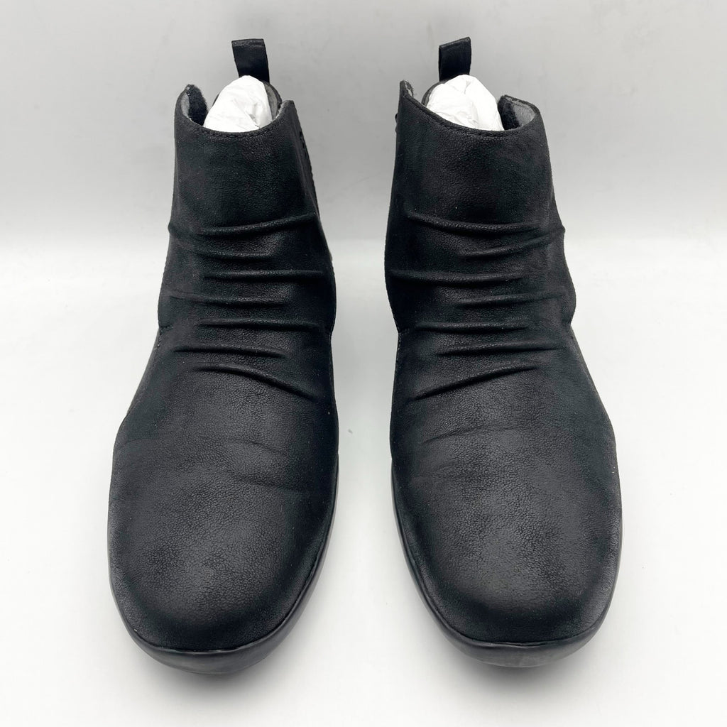 Anodyne Womens No. 91 Casual Boots US 8.5M EU 38.5 Black Vegan Leather NIB