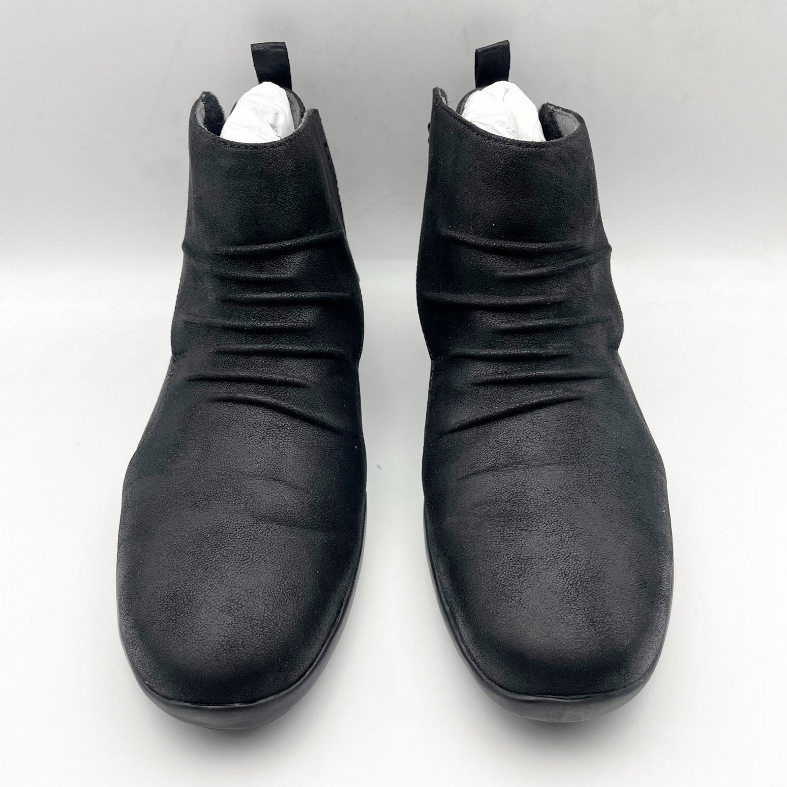 Anodyne Womens No. 91 Casual Boots US 8.5M EU 38.5 Black Vegan Leather NIB