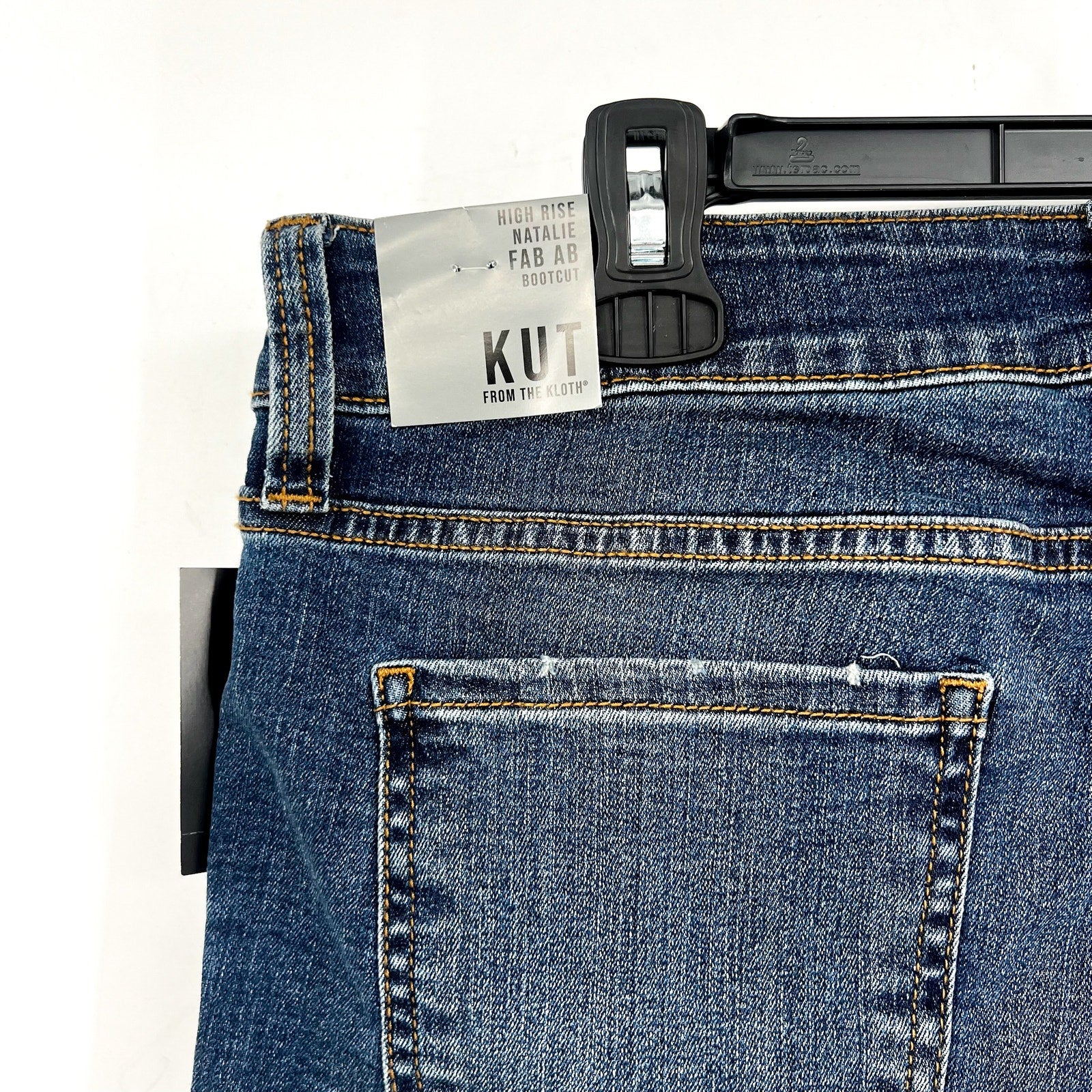 KUT FROM THE KLOTH Womens Natalie High Rise Bootcut Jean Size 10 Blue Allied NWT