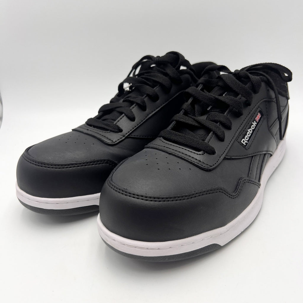 Reebok Mens Club Memt Work Sneakers Size 9.5 Wide Black SR Composite Toe NWOB