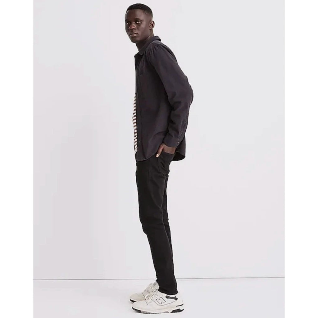 MADEWELL Men's Slim Jeans 34x30 Black Bainhart Wash ND479 COOLMAX® Denim NWT