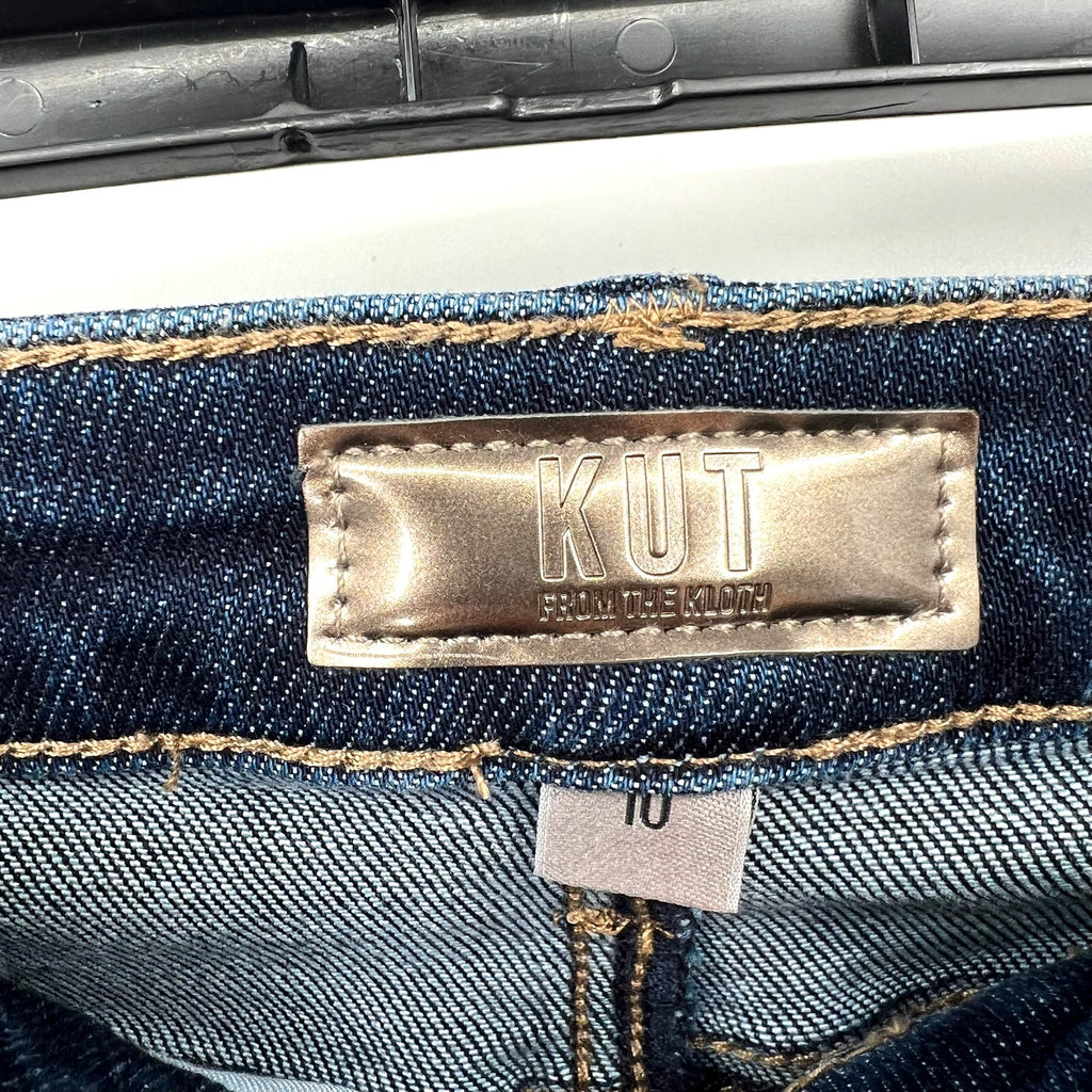 KUT FROM THE KLOTH Reese Ankle Straight Leg Jeans SIZE 10 Enchantment Blue NWT