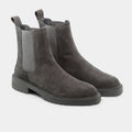 Saint Morta Men's Chunky Chelsea Boot US 9 EU 43 Dark Grey Suede NIB