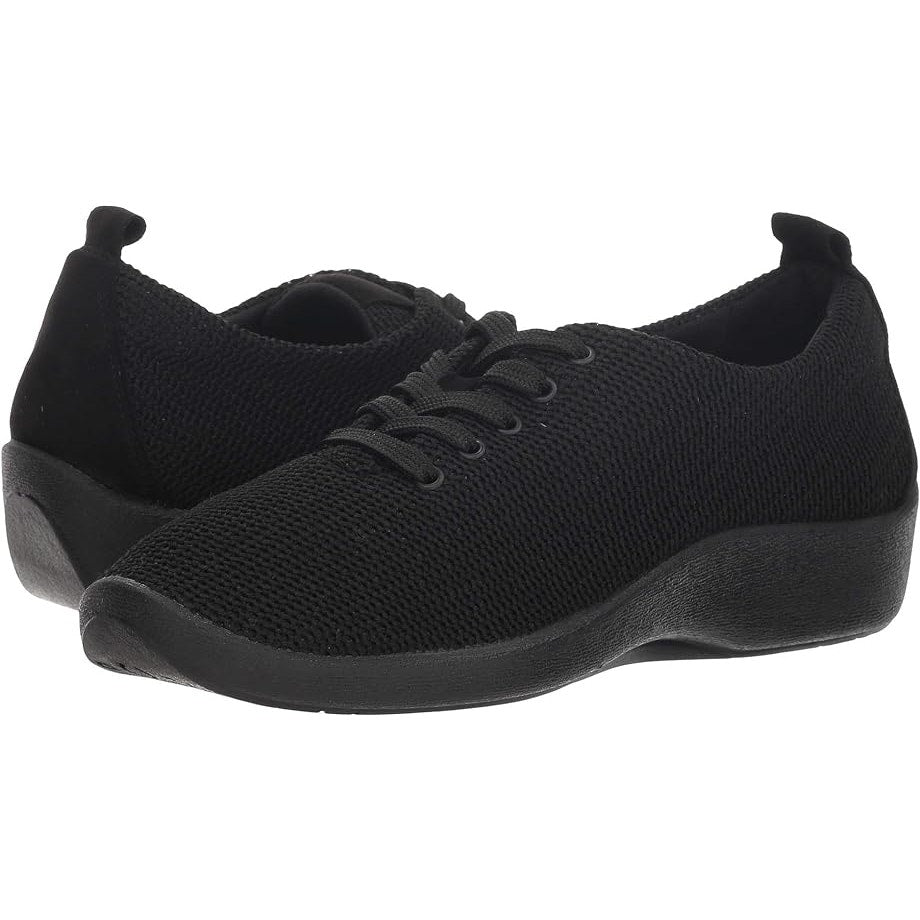 Arcopedico Womens Net 3 Oxford Sneakers EU 39 US 8-8.5 Black Knit NWOB