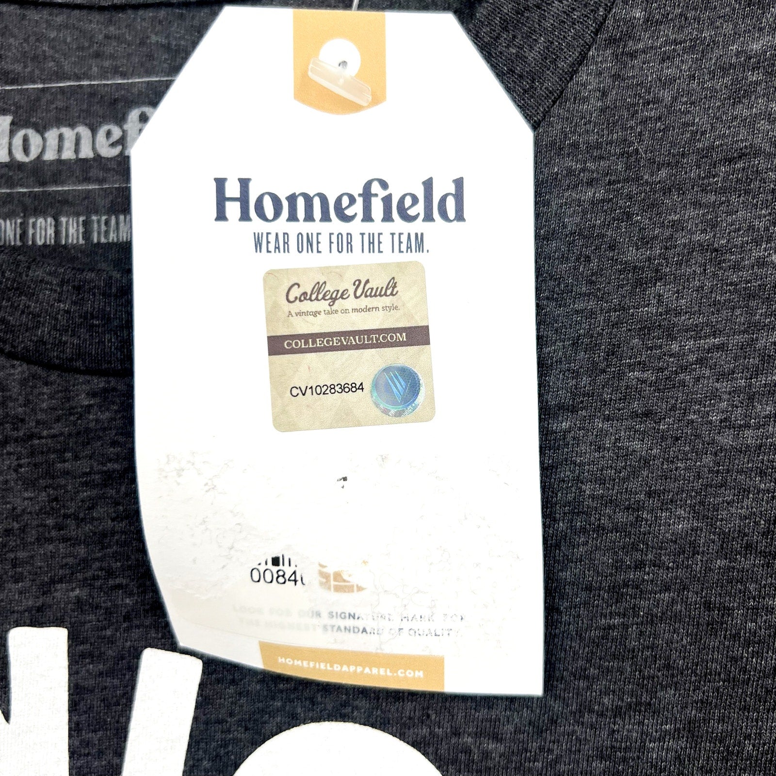 HOMEFIELD Mens Midnight Yell Texas A&M T-Shirt Small Dark Grey Short Sleeve NWT
