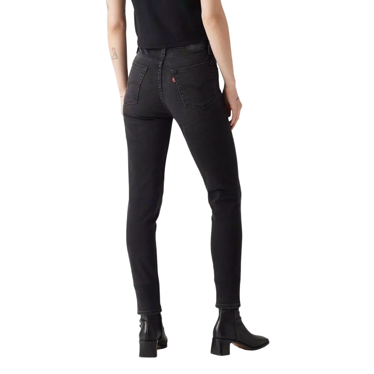 LEVI'S Women's 721 Skinny Jeans 30x30 US 10 Black Urgent Update 18882-0734 NWT