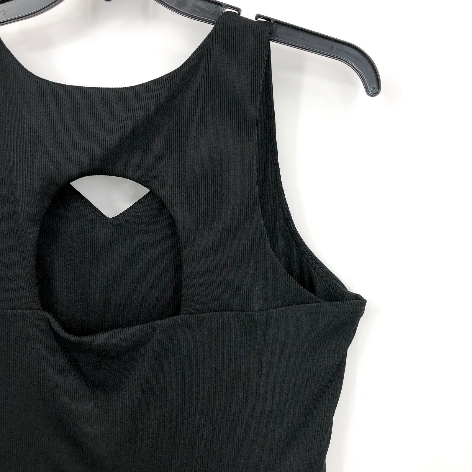FREELY Women's Activewear Dress Medium Black Cut Out Back NWOT