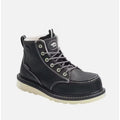 Avenger Womens 6" Moc Toe Work Boot Size 9.5 Black Comp Toe WP Wedge Sole NIB