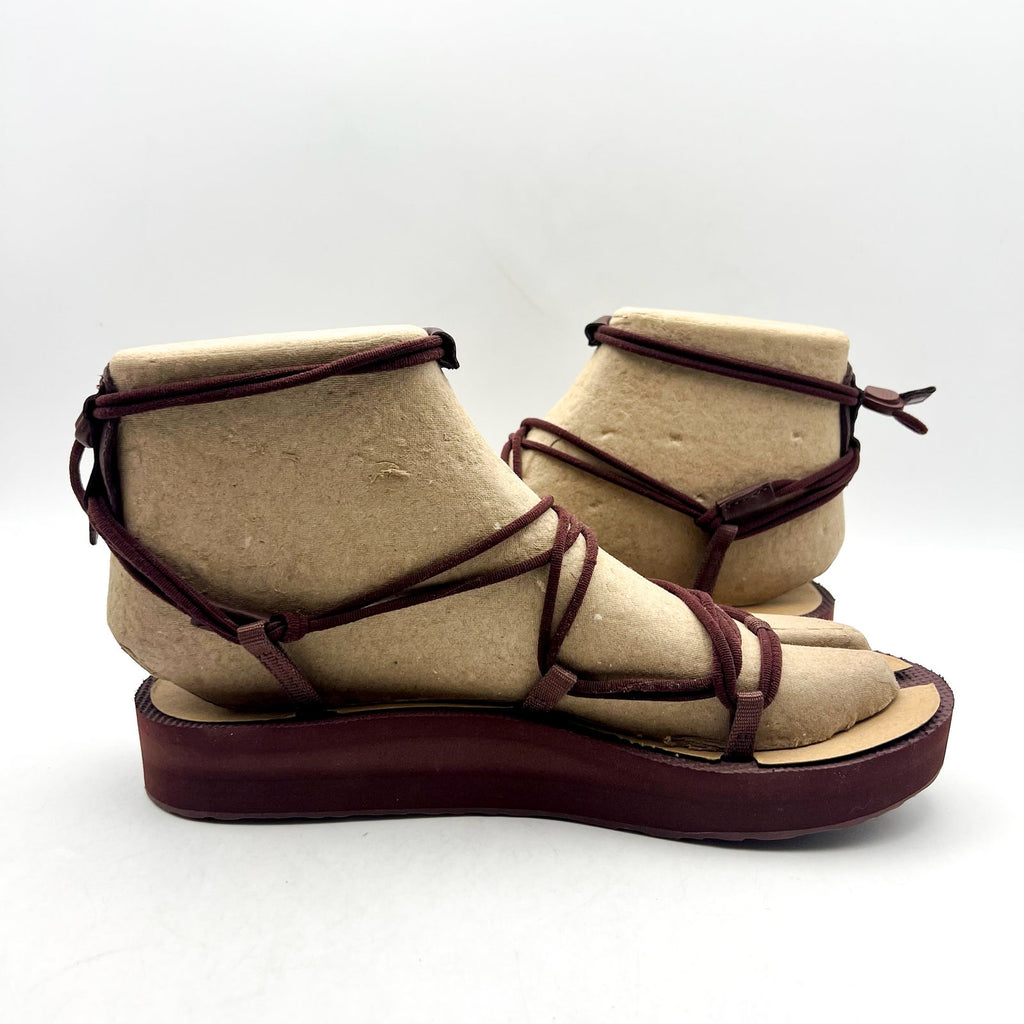 Teva Women’s Midform Infinity Gladiator Sandals Size 9 Red Raisin Platform NIB