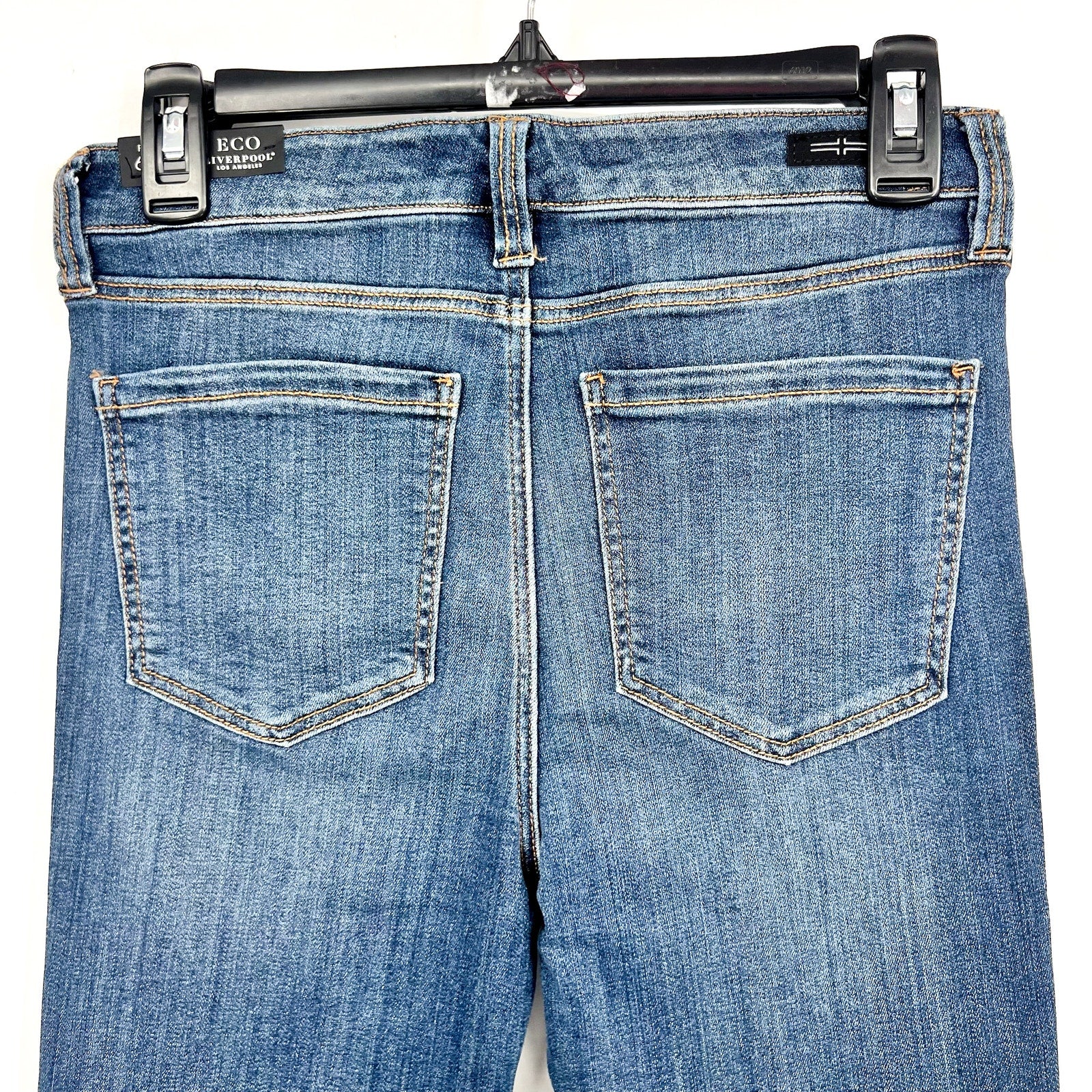LIVERPOOL Women's Abby Skinny Jeans Size 6 - 28 Petite Medium Blue Stretch NWT